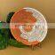 Orange Pattern Seagrass Wall Decoration Woven Piece Of Art Natural Weave Art Decor Placemat Wholesale