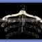 High quality transparent metal clips plastic hanger