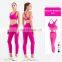 Home Gym Workout Womens Jogger Two Piece Yoga Suit Tracksuits Yoga Set Custom Logo