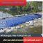Flood control emergency soft dam, flood relief and interception dam, buoyancy sub embankment, water injection rubber dam, Hebei China