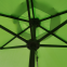 3m solar umbrella with tilt and light bar