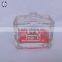 5oz square glass clear perfume bottle with pump sprayer