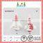 Red and white christmas tree ornament