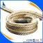 Polyester double braided rope dock rope with 300mm length splice eye