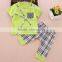 2015 Cute Baby Boys Summer T-shirt & Pants Suit Kids Breathable Absorbent Cotton 2Pcs Outfits