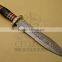 CITIZEN KNIVES, CUSTOM HAND MADE DAMASCUS STEEL HUNTING DAGGER KNIFE