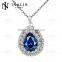 Hot sale Special design with sapphire gold plated Ace necklace