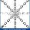 Welded Hot Dip Galvanized Hardware chain link fence machine chain link fence prices, 304 long Stainless steel link chain
