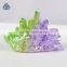 Rough bicolor and tricolor aura quartz crystal cluster                        
                                                Quality Choice