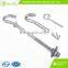 Zhuojiya Hot-dip Galvanized Mild Steel Pig Tail Hook/Hook Bolt/Pigtail Bolt for Overhead Transmission Line