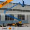Factory wanted trailer mounted towable spider boom lift/arm lift/sky lift table with diesel engine