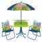 Outdoor leisure lovely kids folding beach chair with umbrella