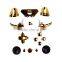 Chrome Gold ABXY Dpad Triggers Full Buttons Set Kits for Xbox One