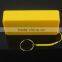 Portable mini 2600mah custom color mobile charger backup battery power bank