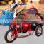 Elder electric folding tricycle mini tricycle/mini folding scooter
