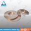 W75 tungsten copper electrode erosion electrodes round sheet disc ring price for EDM and ECM