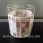 Pearl color mosaic glass bathroom accessory set