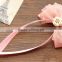 Long Tail Pink Chiffon & Satin Ribbon Jumbo Hair Bow For Adults