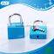 AJF New Arrival TUV Test Passed High Quality Blue Color Square Smart Love Lock With Key
