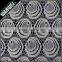 Shell flowers High Quality New arrival african guipure lace fabric water soluble chemical material for dressing 7083