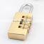 Produce 4 dial digits brass combination lock