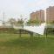 polyester fabric and quadrangle type sun shade sail