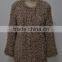 women fashion knitted goat lamb fur coat LK16F036