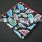 Italy Paisley Floral Border Silk Pocket Square