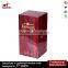High quality customized wine box with printed logo wine in a wooden box for sale