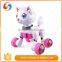 Funny walking dancing battery operated smart intelligent sound control dog and cat