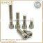 good quality manufacturer carbon steel DIN912 grade 4.8/8.8/10.9 zinc/black/plain taper socket head bolt