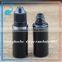 Black pe Plastic Bottle for Ejuice e Liquid Bottle With 50ml pe Nail Polish Bottle Red Child Proof and Tamper Proof Cap