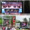 Top quality led open sign/light weight P6 outdoor LED screen all pixels for rental LED screen/ led display cabinet/