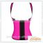 Red Latex Halter Waist Training Corset With 3 Hooks 2015 New Collection