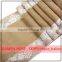 30X270cm Wedding Vintage Decoration Natural Jute Burlap Lace Side Table Runner                        
                                                Quality Choice