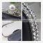 High quality Jeweled metal box frames elliptic clutch bag frame