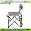 Fashionable outdoor portable kids folding fishing chair with rod holder