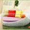 Outdoor Beach Swimming Pool waterproof round rattan daybed
