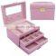 Cheapest hot sale leather jewelry store boxes