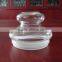 650ml thin wall round storage glass jar with lid