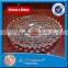 Machine made 241mm x 48mm embossed cheap glass dinner plates