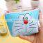 Hot sale fashion PU leather Zipper cartoon animal printing pouch wallet fancy promotional gift plastic handbag euro coin purse