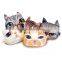 New 3D Print Dog Cat Face Car Headrest Covers Neck Auto Safety Pillowcase 14Designs Pillow Cover
