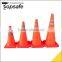 Hot selling good quality green color pvc traffic cone