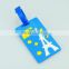 Eiffel Tower PVC Travel Luggage Name Tag For Promotion