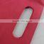 Pink custom suede drawstring shoe bags wholesale