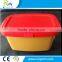Qingdao RULY manufacturing 200g,500g plastic bean box used for bean sauce, chilli sauce
