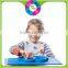 Popular design kitchen utensil infant silicone food plate
