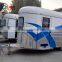 Deluxe 2 horse float with front sofa/bed, side kitchen, shower room