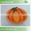 Hand paint ceramic pumpkin dinner plate for harvest